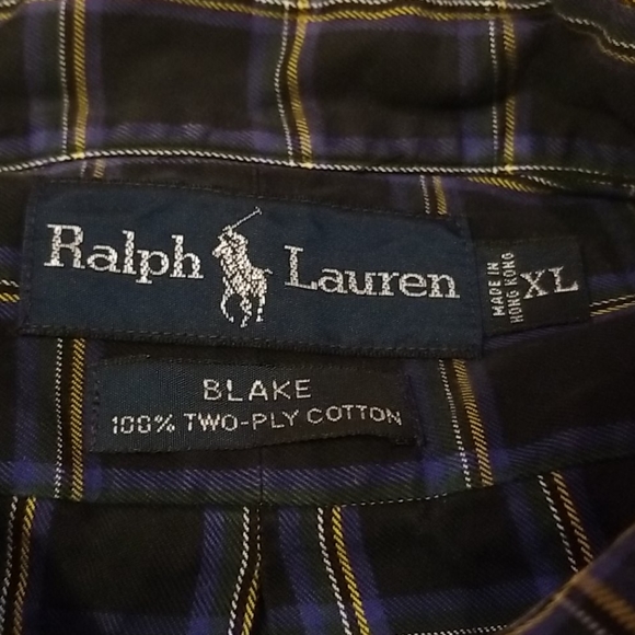 Ralph Lauren BLAKE Long Sleeved Buttondown Sz XL - Picture 2 of 3